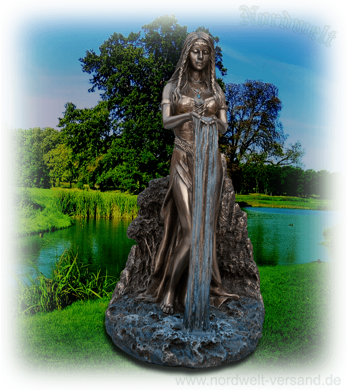 Dana Muttergöttin Keltische Göttin Figur Statue Danu irisch Muttergöttin Mutter Erde