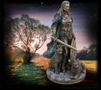 Freya Göttin der Liebe der Fruchtbarkeit und Frühling bronziert Figur Statue