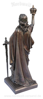 Göttin Germania Figur Statue, bronziert