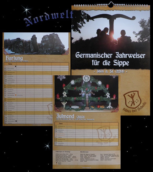 Germanischer Jahrweiser für die Sippe (Familienplaner) 2014
