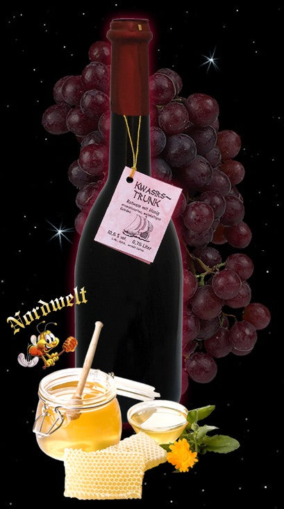 Rotwein mit Honig "Kwasirs Trunk" 10,5 % vol., 0,75 Liter Flasche