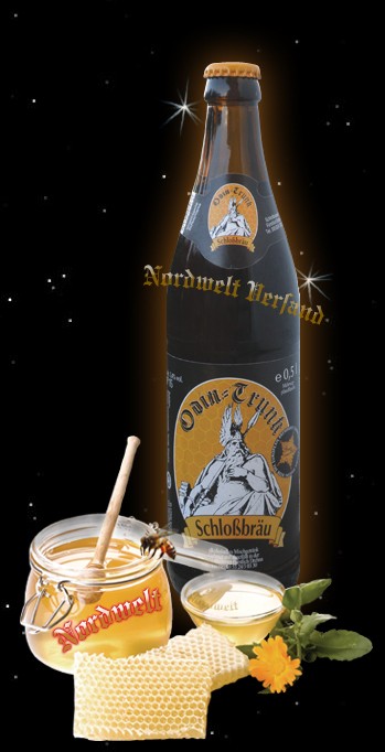 Odin- Trunk Honigbier Mischgetränk Bier mit Honig