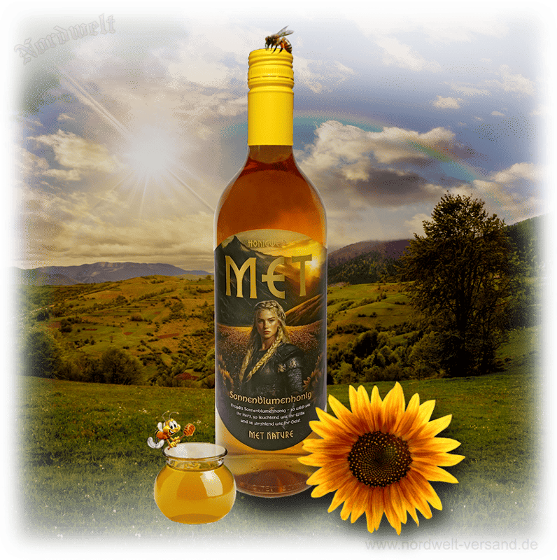 Met "Sonnenblumenhonig" 10,5% vol., 0,75 Liter Flasche 