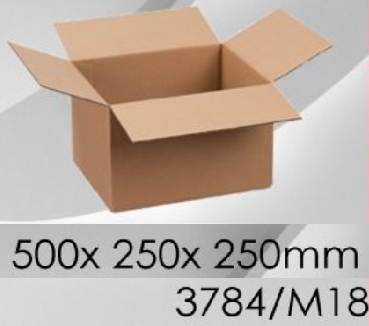Faltkarton, 500x 250x 250mm,einwellig, 285 g