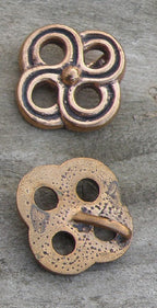 Sonnenrad Radkreuz Anhänger Bronze Schmuck Germanen Wikinger