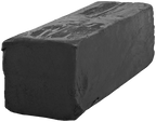 Ton SCHWARZ Fuchs / Sebelco schmottierte Massen Nigra Schwarz  20% 0.2mm 1240°C  a´10 kg