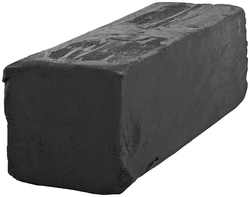 Ton SCHWARZ Fuchs / Sebelco schmottierte Massen Nigra Schwarz  20% 0.2mm 1240°C  a´10 kg